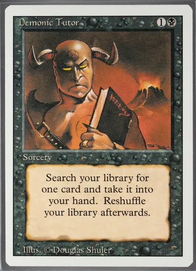 Demonic Tutor — 3