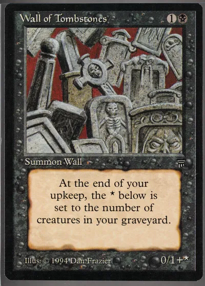 Wall of Tombstones